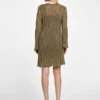 Lucky Crochet Flared Dress