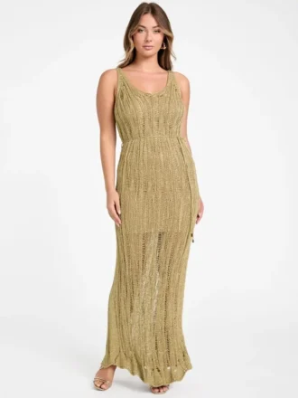 Lucky Lurex Net Maxi Dress