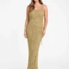 Lucky Lurex Net Maxi Dress