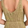 Lucky Lurex Net Maxi Dress