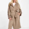 Lucrezia Faux-Fur Knit Coat