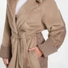 Lucrezia Faux-Fur Knit Coat