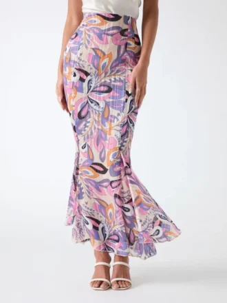 Luise Crused Paisley Skirt