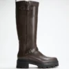 Lynnie Knee-High Lug Boots