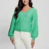 Madeline Textured V-Neck Sweater