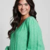 Madeline Textured V-Neck Sweater