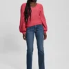 Madeline Textured V-Neck Sweater