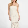 Maisy Strapless Lace Dress