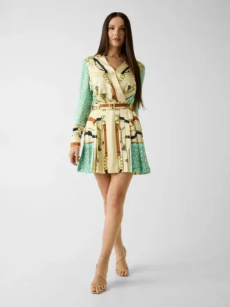 Marciano Chain Print Mini Dress