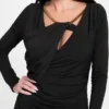 Marciano Draped Midi Dress