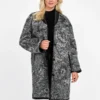 Marciano Jacquard Wool-Blend Coat