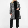 Marciano Jacquard Wool-Blend Coat