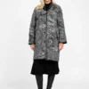 Marciano Jacquard Wool-Blend Coat