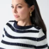 Marciano Striped Sequin Sweater Dress