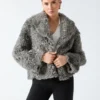 Margot Longline Faux-Fur Coat
