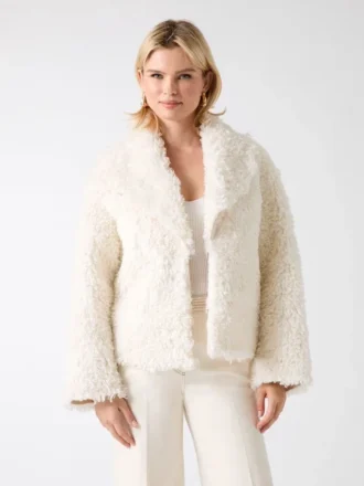 Margot Longline Faux-Fur Coat