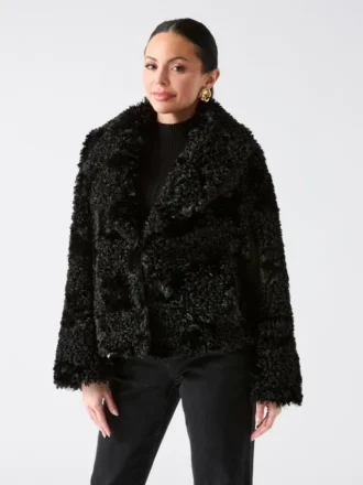 Margot Longline Faux-Fur Coat