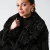 Margot Longline Faux-Fur Coat