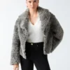Margot Longline Faux-Fur Coat