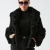 Margot Longline Faux-Fur Coat