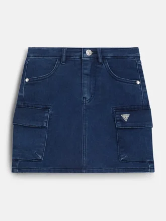 Maria Denim Cargo Skirt (7-14)