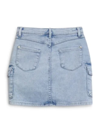 Maria Denim Cargo Skirt (7-14)