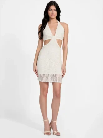 Maria Halter Pointelle Dress