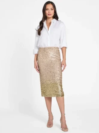 Marilyn Sequin Midi Skirt