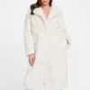 Maya Longline Faux-Fur Coat