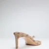 Mayan Rhinestone Thong Strap Heels