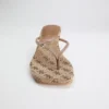 Mayan Rhinestone Thong Strap Heels