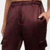 Megan Cargo Satin Pants