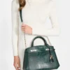 Melinda Python-Print Handbag