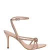 Merlota Rhinestone Strappy Heels
