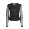 Mesh Long-Sleeve Tee