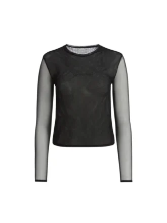Mesh Long-Sleeve Tee