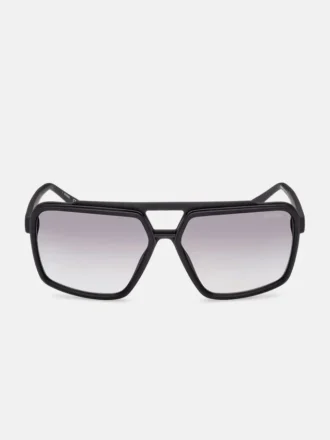 Metal Trim Plastic Navigator Sunglasses