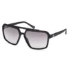 Metal Trim Plastic Navigator Sunglasses