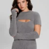 Meteor Detached Sleeve Knit Dress