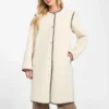 Mia Sherpa Midi Coat