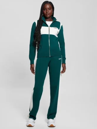 Michela Color-Block Sweater Jacket