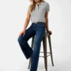 Mid-Rise Sexy Palazzo Wide-Leg Jeans
