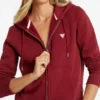 Mini Patch Zip-Up Sweatshirt
