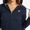 Mini Patch Zip-Up Sweatshirt