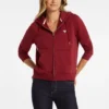 Mini Patch Zip-Up Sweatshirt