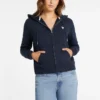 Mini Patch Zip-Up Sweatshirt