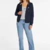 Mini Patch Zip-Up Sweatshirt