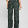 Mini Sequins Long Straight Pants