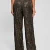 Mini Sequins Long Straight Pants