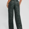 Mini Sequins Long Straight Pants